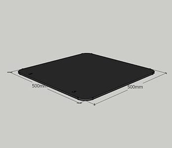 Brodski prozor – dimenzija 500x500mm – bez upusta