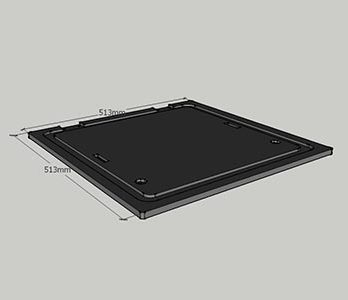 Brodski prozor – dimenzija 513x513mm