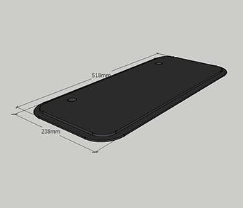 prozor 518 238mm right