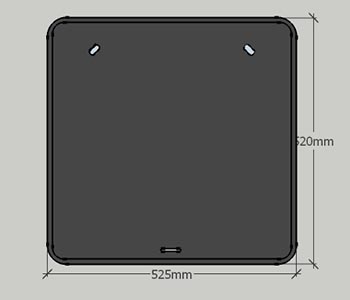 prozor 520 525mm top