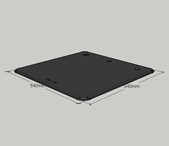 Brodski prozor – dimenzija 540x540mm -10mm