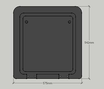 prozor 542mm 575mm top