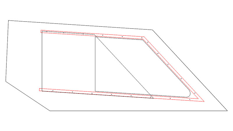 Ocqueteau 625 Sliding Window
